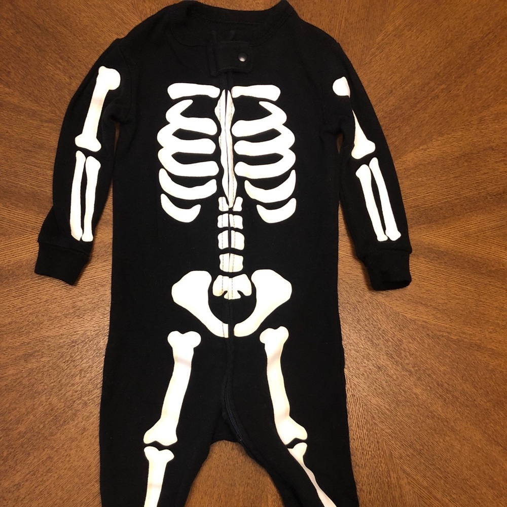BabyGAP skeleton pajamas!